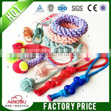 New design cotton rope pet dog toy /dog chewing toy /rope ball dog toy