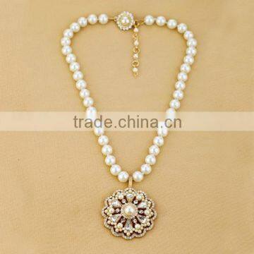 2014 Fashion pearl pendant necklace