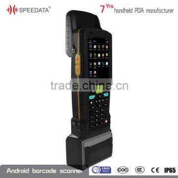 Android WIN CE/Mobile handheld terminal with barcode rfid reader printer wifi GPS GSM IP65