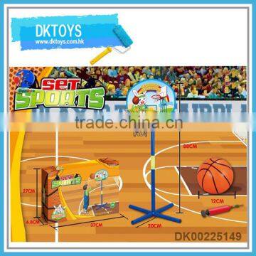 Hot Sale New Item Sport Backetball Set Stands Play Color Box Activity kids Toys