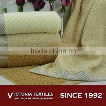 luxury chocolate color super soft household towels set