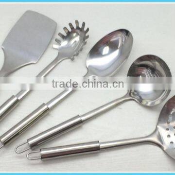 10 PCS 201 Hand Polish Stainless Steel Kitchenware Set