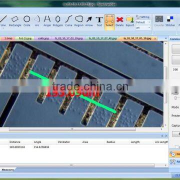 Multi-language support Microscope Measurement Sofware