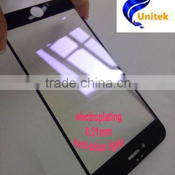Trade Assurance Manufacturer!Electroplating Anti-blue Light 2.5D Superhard h9 Tempered Glass Film Screen Protector for Iphone
