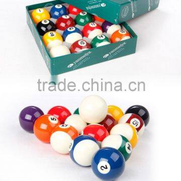 57.2mm Professional standard Crystal Pool ball/ High quality resin/ Factory promotion