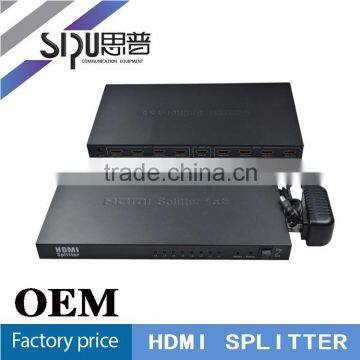 SIPU hot sell 2.0 hdmi splitter 1x8 best price 16-port hdmi splitter high quality hdmi splitter to coaxial