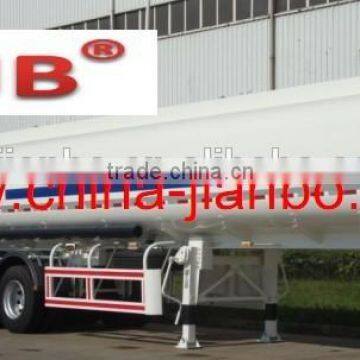 Tri-axle steel fuel tanker trailer