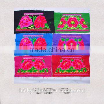 High Quality Rose Embroidery Ethnic Fabrics in Different Background