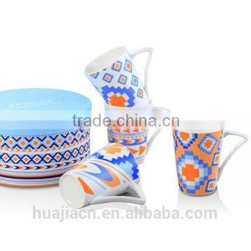 HJBD306-505 SET OF 4 MUGS