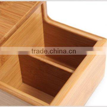 Totally Bamboo Multi-function Napkin/Tissue and Sundries Storage Box photo-2