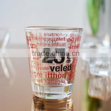 speciall shot glass with competitive price