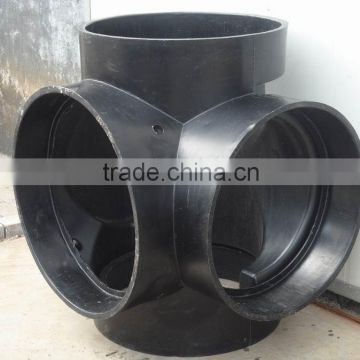 Rotational molded HDPE manhole base