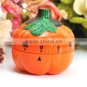 60 minutes plastic mechanism kitchen timer, pumpkin character