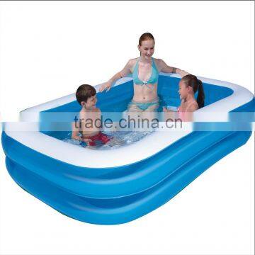 Household Large size inflatable children pool,2 Ring family swimming pool