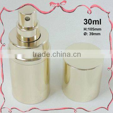 30ml Golden fashion lady favors spray bottle for perfume lotion