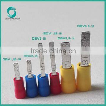 Tinned insulated blade battery terminal cap connector