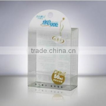 customized transparent plastic package box for soap, candles