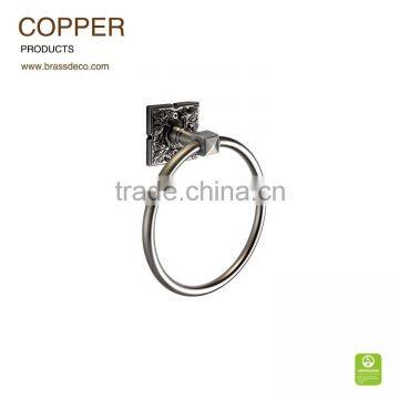 Hot sale golden plated LU505 BN copper towel ring