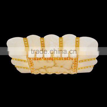 luxury design marble crystal rectangle ceiling light