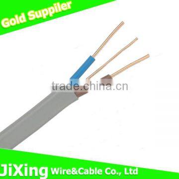 300/500V flat BS6242y twin and earth cable