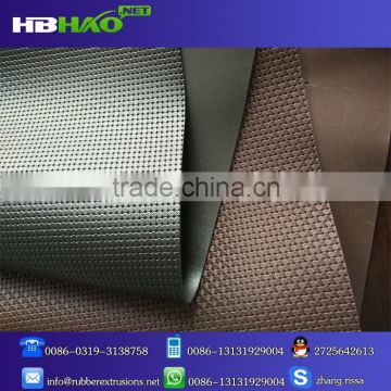 Durable high silver reflective pvc foam artificial leather