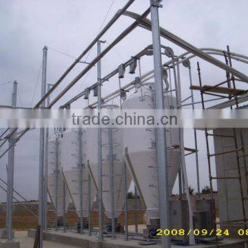 Fiberglass silo for layer feeding equipment