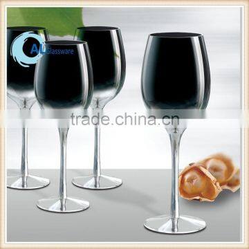 wholesale silver goblet wine glass factory china