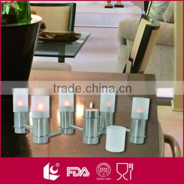 18/0 stainless steel different types of candle holders for 6 candles