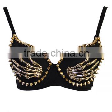 halloween dancing bra costume,hot cat women sexy bra