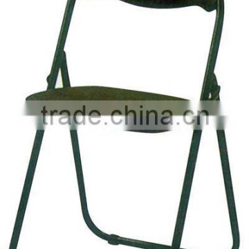 sponge with pvc steel chair/steel furniture