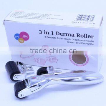 Facial Derma Roller Kit 3 in 1 Face Skin Care Micro Titanium Needles Anti Ageing photo-6