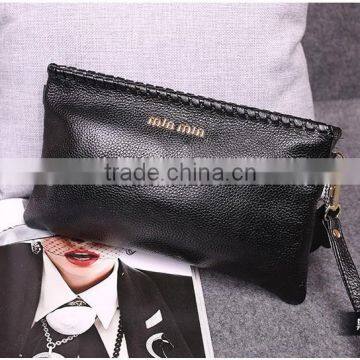 Manufacturees Customized Simple Storage Cowhide Handbag Mini Shoulder Bag