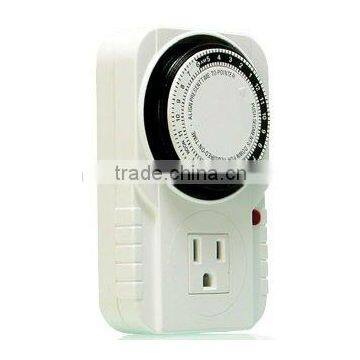 Single outlet analogue Timer--Grow Light/Hydroponics accessory
