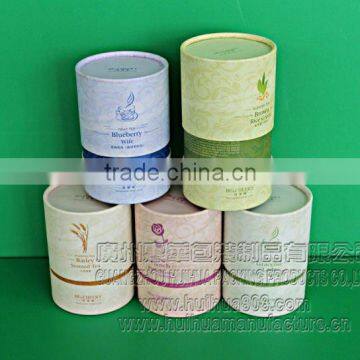 Eco Friendly Cylinder Paper Box Tube Packaging Paper Can Wholesale photo-5