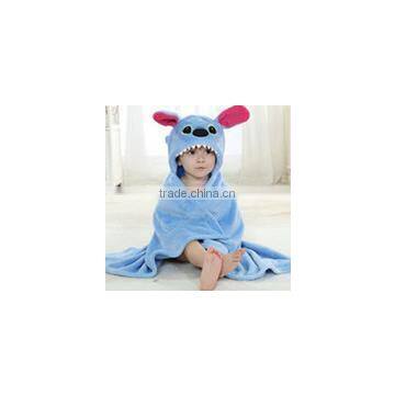 Animal leopar fretted printed bathrobe for kids