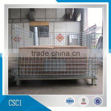 Folding Stackable Folding Steel Box Pallet