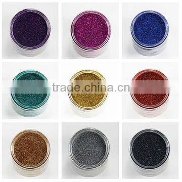 Best sell 1/128'' PET glitter powder for plastic