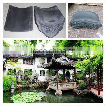 China Traditional Clay Roof Tiles for Suzhou park garden buildings