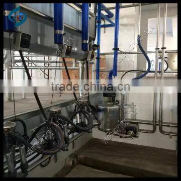 Full automatic computer control fish bone cow milking machine