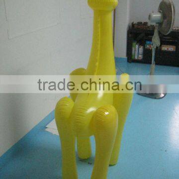 PVC inflatable giraffe animal toy/Kids inflatable toys giraffe