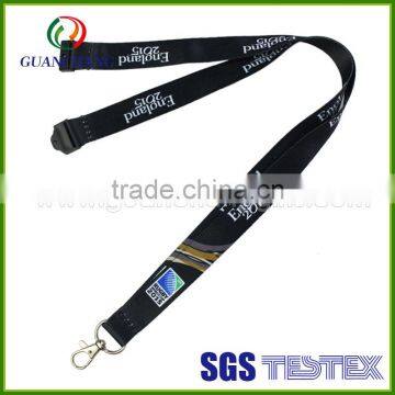 CMYK Sublimation Polyester Lanyard Strap With Plastic Buckle photo-3