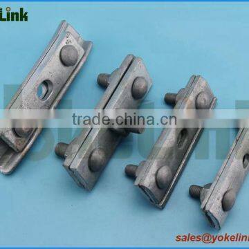 Galvanized Steel Line Cable Clamp Three Bolt Guy Clamp photo-6