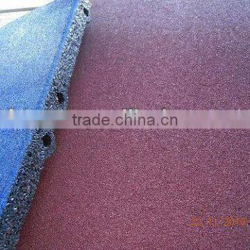 recycled rubber tire floor tiles