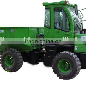 hot selling 4X4 self dumping articulated dump truck