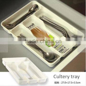 Kitchen Drawer Plastic Cutlery Tray