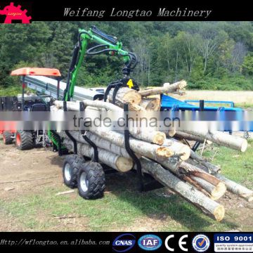 ATV Log Trailer with Crane, Timber Trailer with Crane