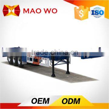 2017 Unique 3 Axles Used Skeleton Container Semi Trailer for Sale photo-5