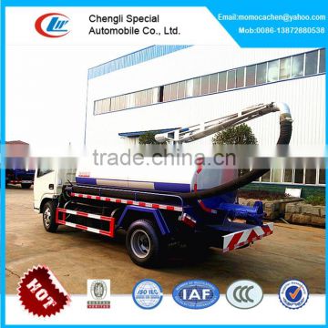 New fecal suction truck sewage suction tanker truck vacuum tanker truck for sale