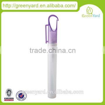 plastic perfume bottle with transparent cap