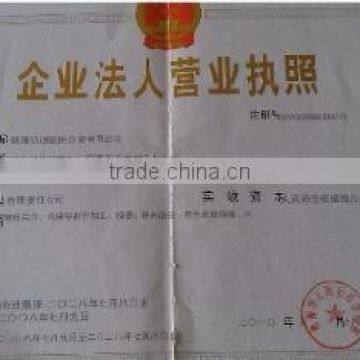 business certificate